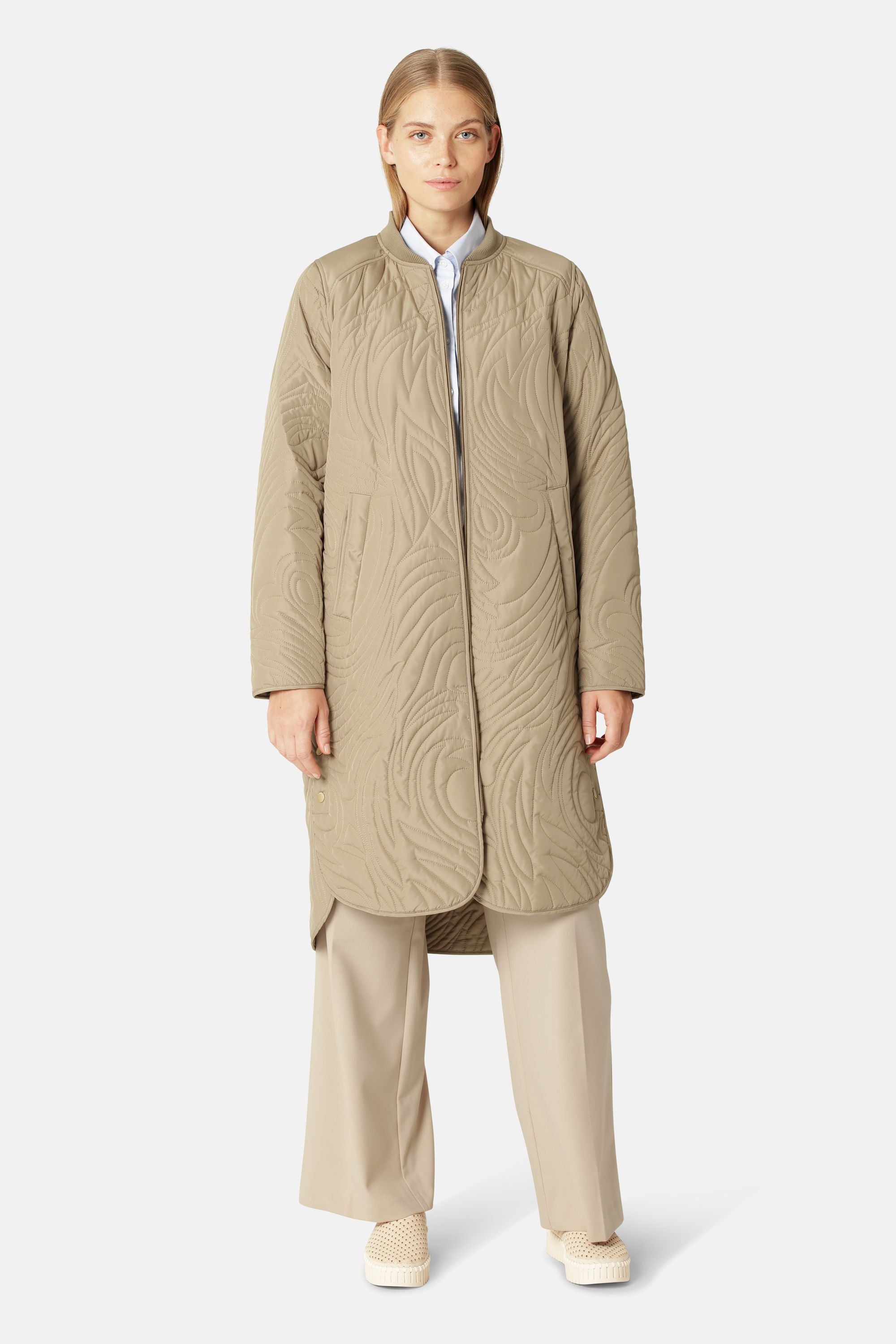 Veste Matelassée - Greige